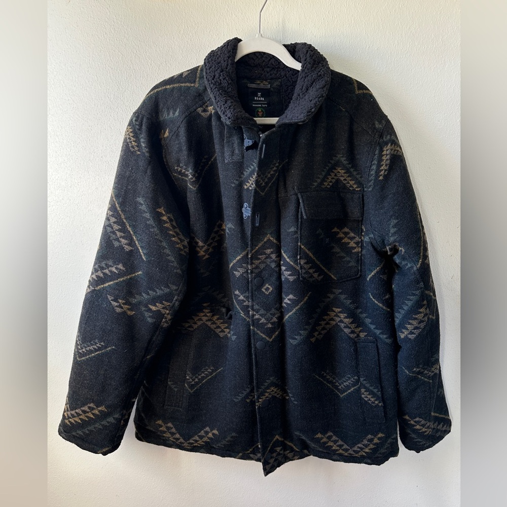 Men’s XL ROARK Axeman Sherpa Lined Jacket Aztec Print